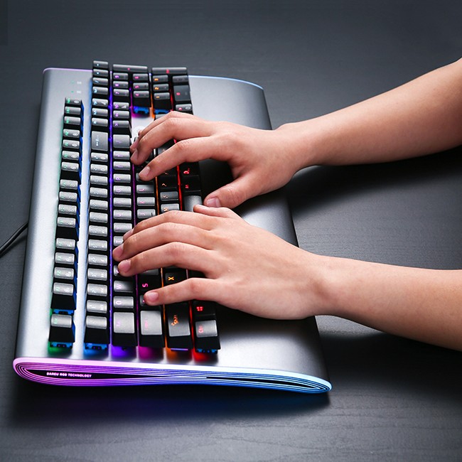 达尔优CK500防水可水洗热插拔机械键盘光轴红外轴游戏电竞酒店电脑网吧网咖