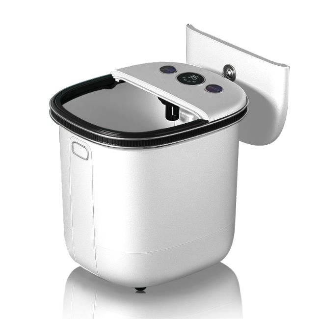 �P�捷Z202白色足浴桶�值�c��力并存 智能足浴器
