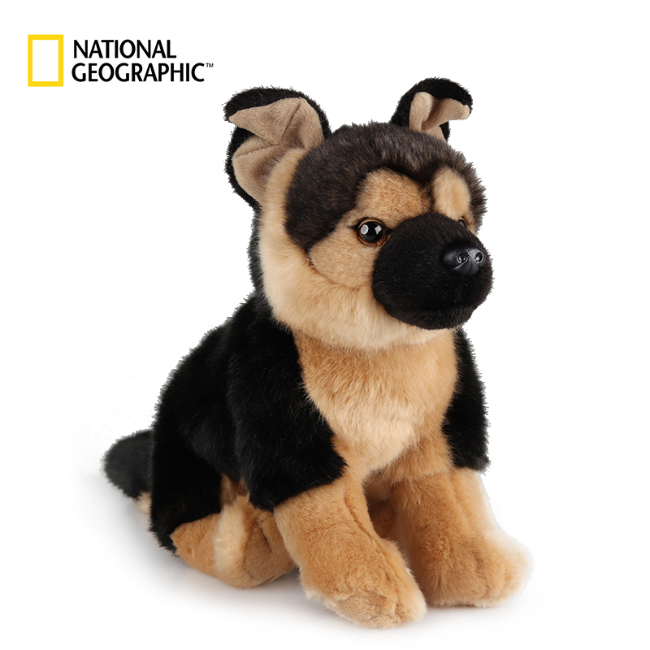 国家地理 萌宠物系列礼盒包装款牧羊犬毛绒玩具玩偶儿童礼物 770687