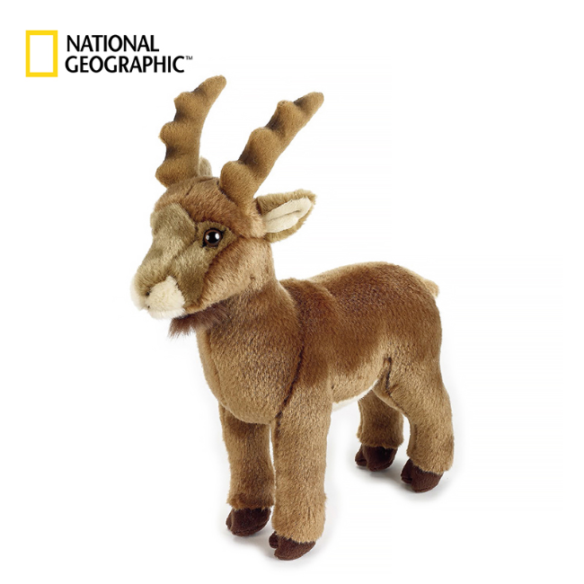 国家地理阿尔卑斯山羊动物毛绒玩具玩偶生日礼物欧洲系列
