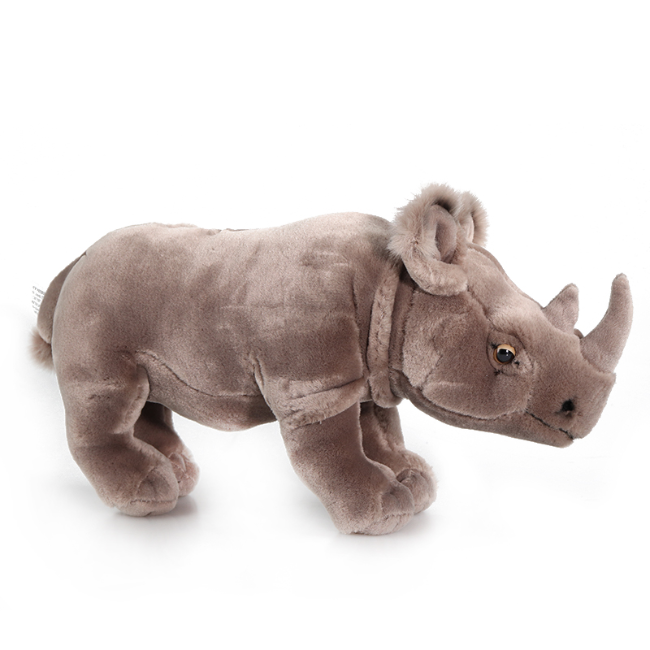 犀牛动物毛绒玩具玩偶生日礼物非洲系列