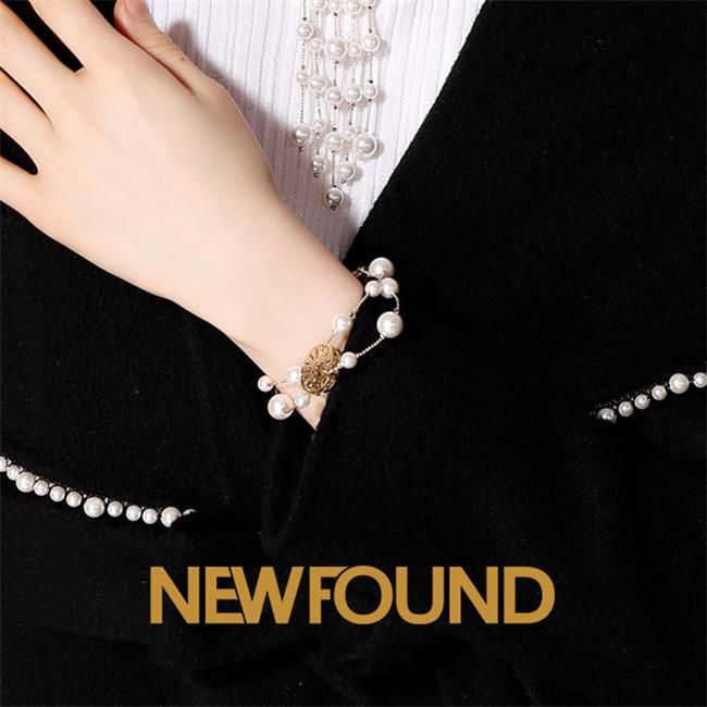 纽方 海洋之光系列 手链NK40017法式珍珠手链