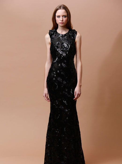 设计师品牌Badgley Mischka 发布2014早秋女装