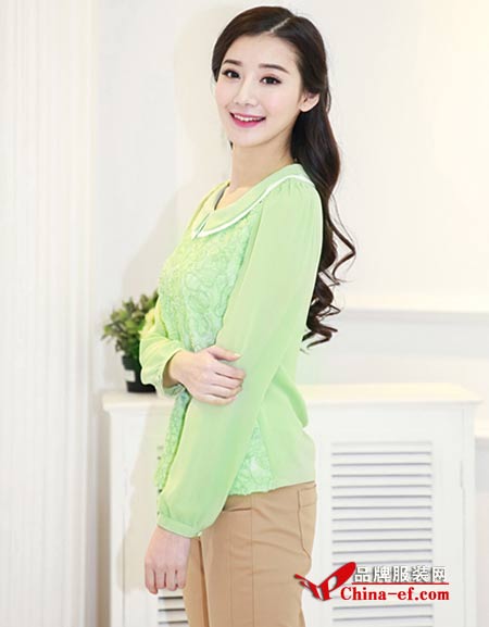 佳人苑女装品牌2014春日小清新靓丽上市