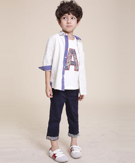英伦风情体现完美休闲 时尚品牌童装XXNN-服