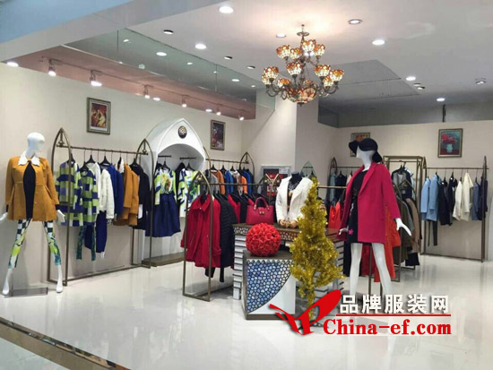 艺术女装迪斯廷.凯呼和浩特万达百货专柜盛装