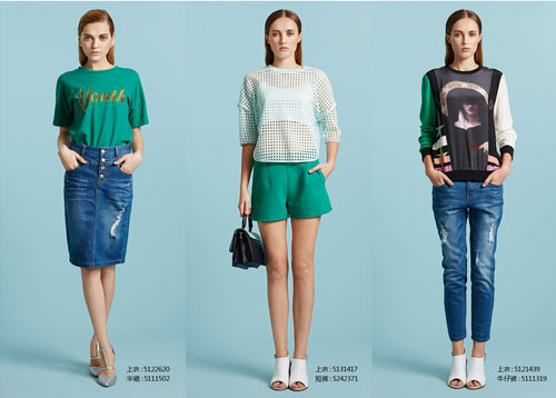 <em>艾诺丝雅诗</em>女装品牌<em>2015</em>春季新品搭配图集 - 