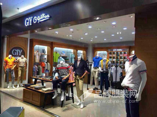 金利来男装品牌湖南株洲百货专柜全新升级华丽