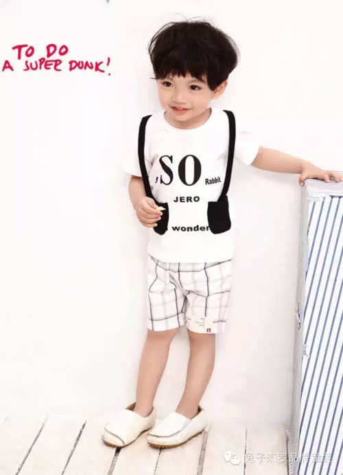 兔子杰罗品牌童装 人人都要有的白T恤