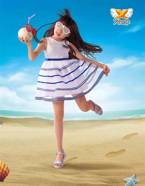 特步儿童2016夏季新品全新上市 大朋友小朋友