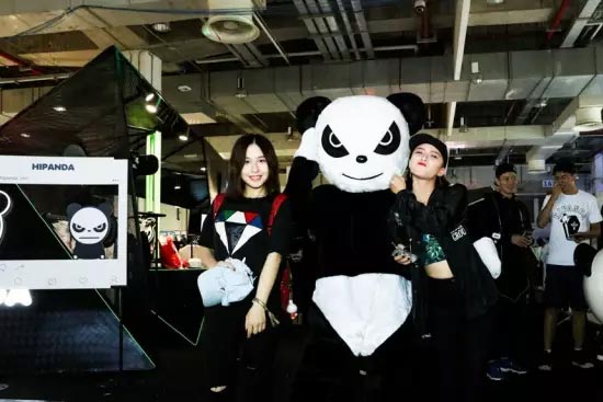 hipandaxyo hood panda hot!熊猫yo hood行完美落幕!