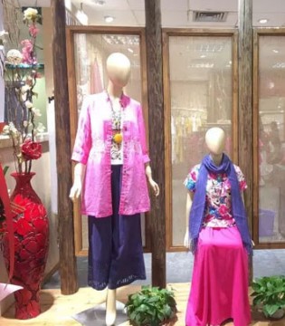 曼茜纱,2017春夏,棉麻主义,搭配,开业