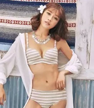 歌瑞尔,条纹,时髦咖,内衣穿搭
