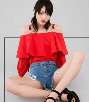太平鸟,牛仔裤,搭配