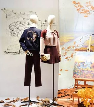 十八淑女坊,秋季新品,学院风,色彩