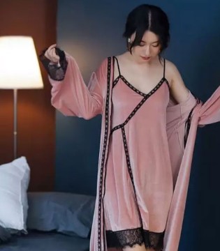 狄朵娜,秋冬家居服,蕾丝花边