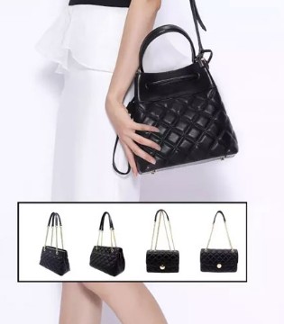 JMY新品,真皮女包,链条包,菱格包