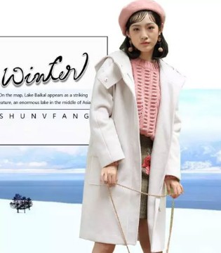 短羽绒服,shunvfang新品,毛衣大衣,学院风毛呢外套