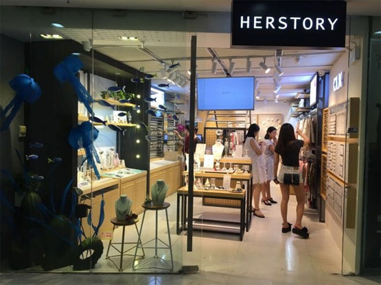 韩国饰品集合店HERSTORY入驻深圳市民中心书城_品牌服装网