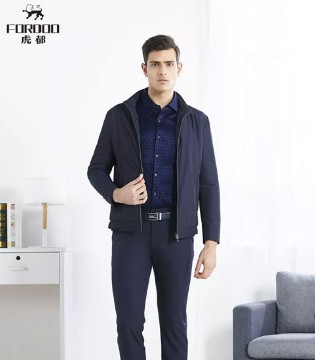 短款棉服外套,虎都秋冬新品,长款羽绒服