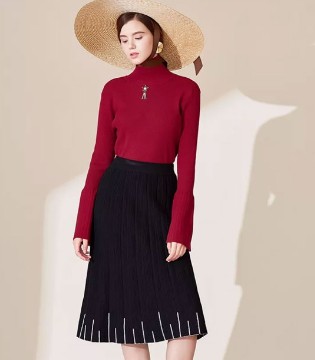 ZIMMUR,女装,流行色毛衣,冬季大衣