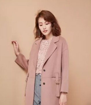 布莎卡,女装,女装大衣,毛呢,过膝大衣
