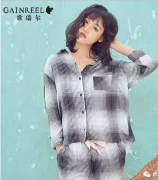 歌瑞尔,歌瑞尔内衣,格纹家居服,