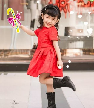 T100,T100童装,圣诞红,圣诞Look