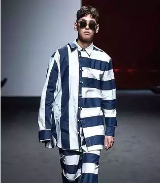卡罗卡男装,男士穿搭,格纹元素,豹纹元素