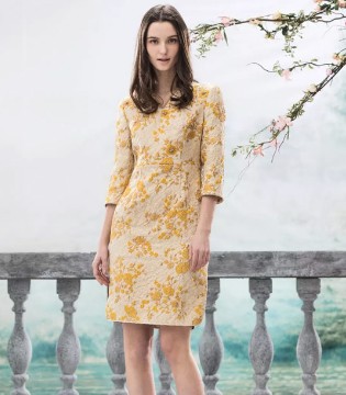 歌中歌,女装品牌,Song of Song,提花美裙