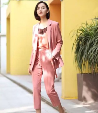NAERSI女装,娜尔思,蜡粉色