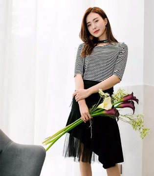 风笛女装,条纹单品