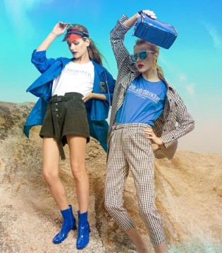 品牌服饰,早春新品,时尚女装,EXUN