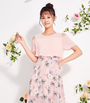 夏季连衣裙,阿莱贝琳女装,显瘦穿搭