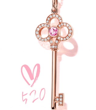 Tiffany,蒂芙尼,钥匙项链
