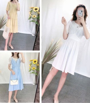 爱依莲女装,品牌,夏季新品,连衣裙