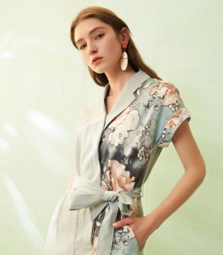 茜舞,女装品牌,夏季新品,印花