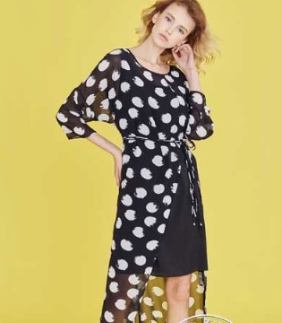 芝麻e柜女装,夏日新品,时尚连衣裙