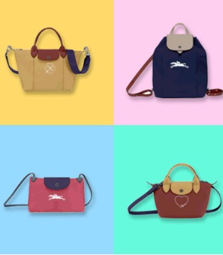 珑骧,Longchamp,奢侈品,迷你饺子包,小羊皮定制系列