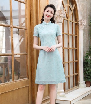唐雅阁,旗袍裙,女装