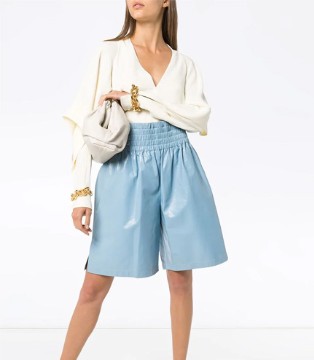 Bottega Veneta,女装,皮质短裤