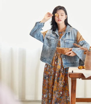 唯弋,女装,秋季新品,牛仔外套