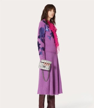 Valentino,女装,华伦天伦,早秋新品,玫红