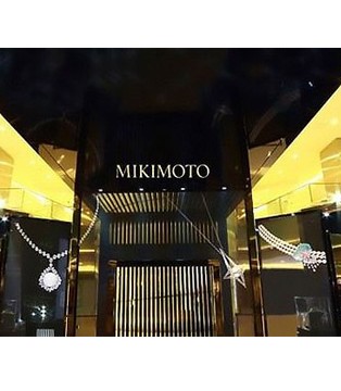 日本珠宝品牌,御木本,丝绸方巾