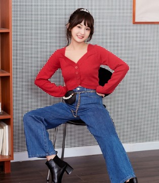 描刻女装,秋冬新品,方领上衣