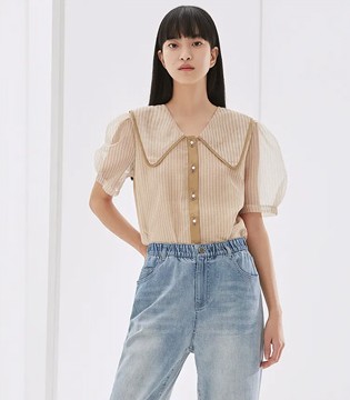 尤西子女装,YOUXIZI,小衬衫,百搭