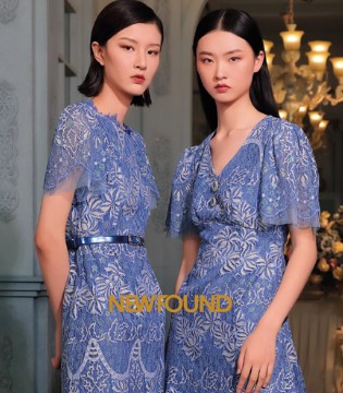 纽方,女装品牌招商,蕾丝连衣裙
