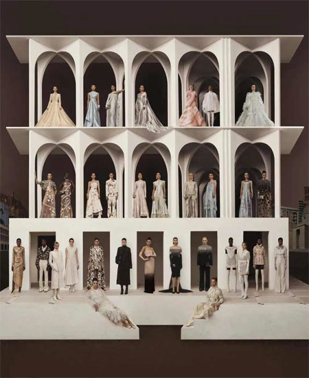 芬迪,Fendi,2021秋冬高定时装秀