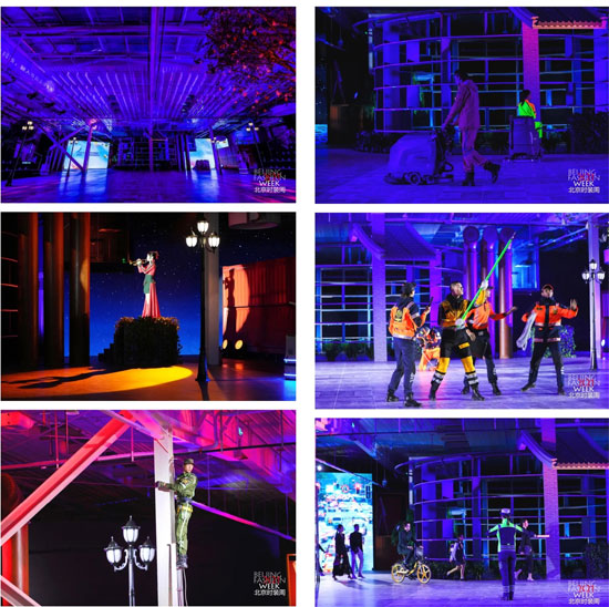 北京時裝周|金頂獎設計師劉薇科技時尚 致敬城市守護者