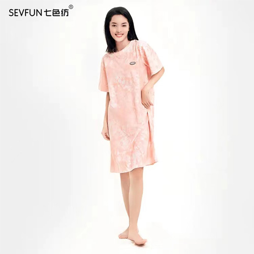 七色纺新款家居服 除了舒适以外都不重要